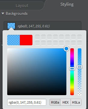 Adding a background color to the box