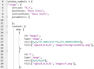 Snippet of generated JavaScript file