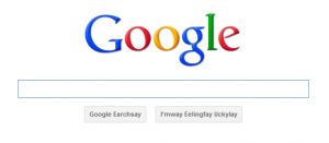 Google in pig latin