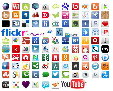 Listing of social media sites