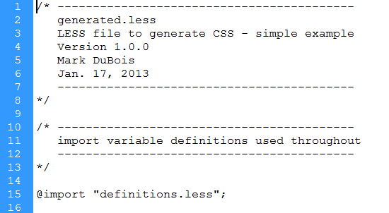 import statement