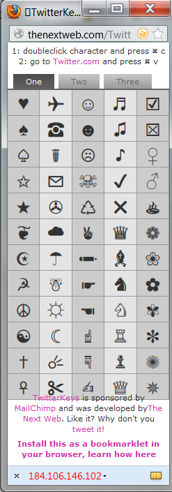 Unicode characters – Mark DuBois Weblog