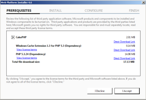 Initial settings