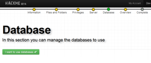 Define Databases as needed