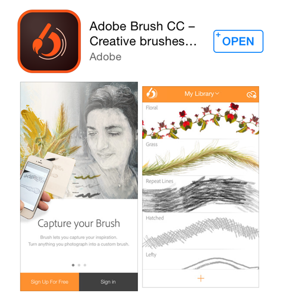 Adobe Brush app