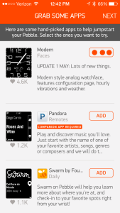 Pebble App store