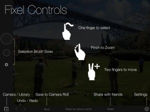 Fixel Gestures