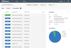 Nessus Identified vulnerabilities