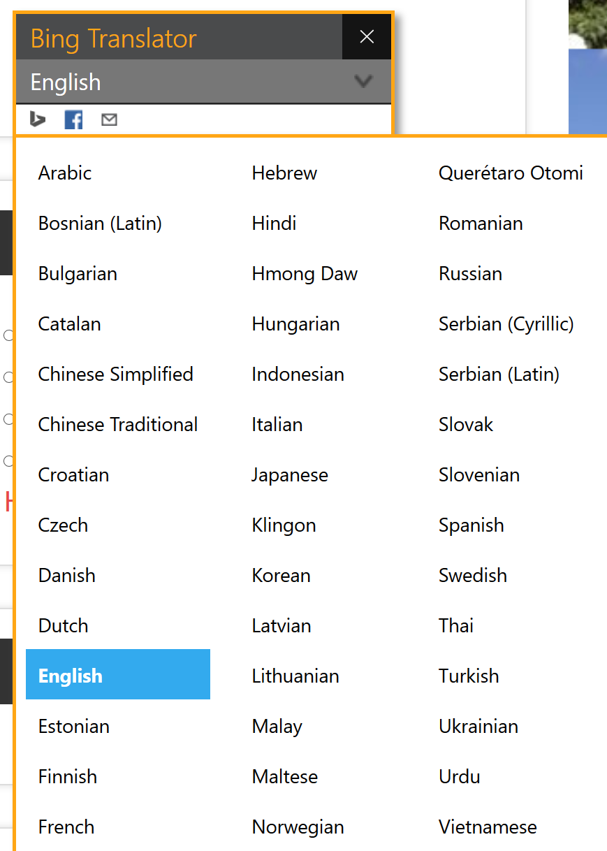 Bing Translator