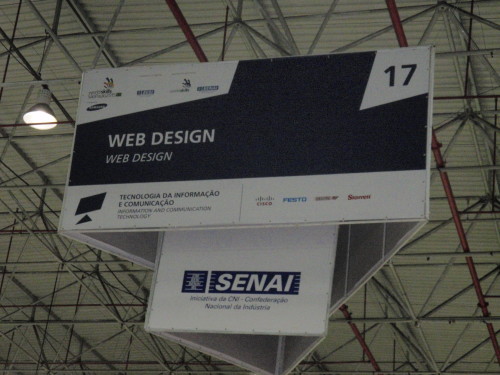 Web design contest sign