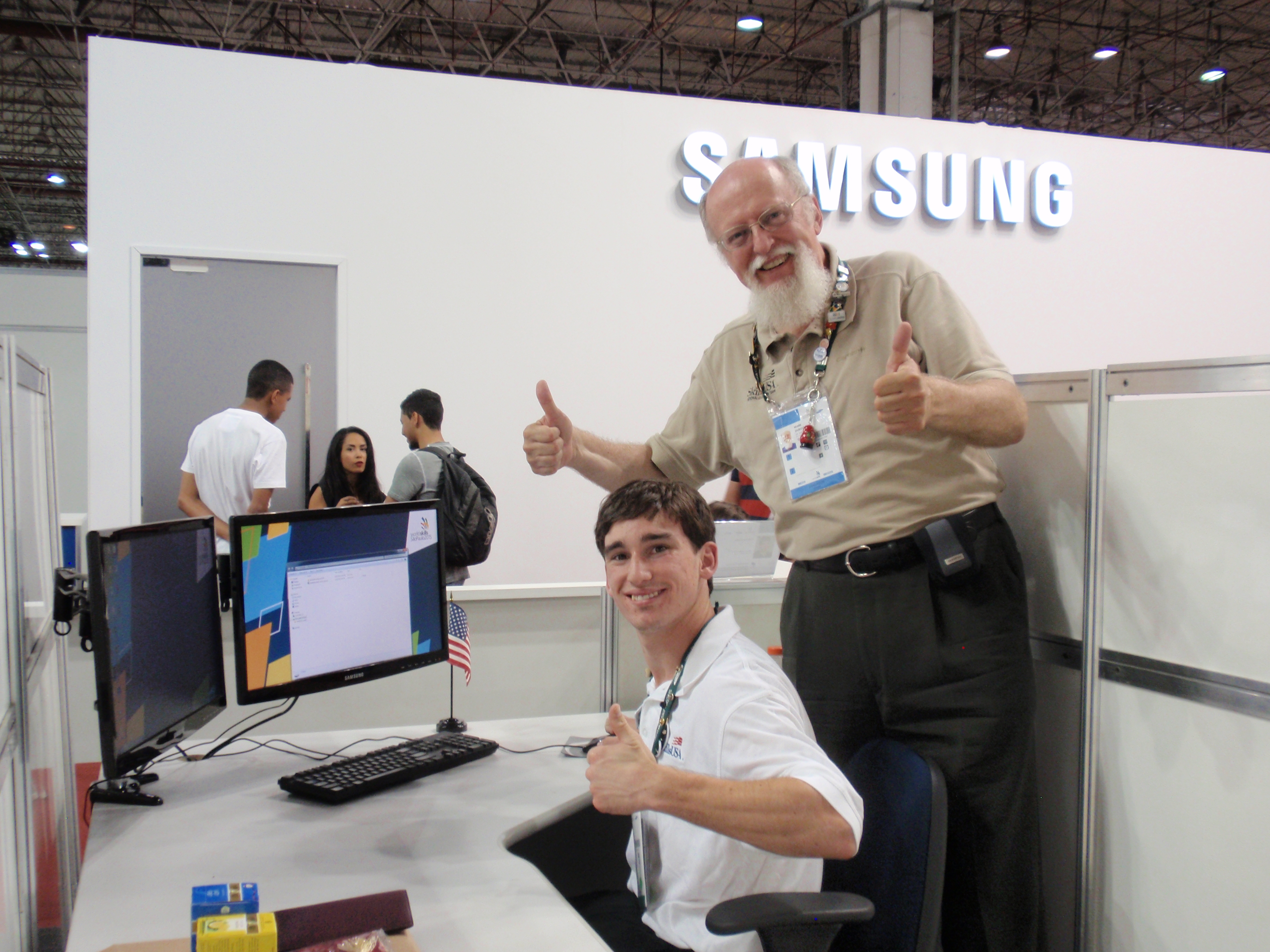 Mark and Nick at WorldSkills