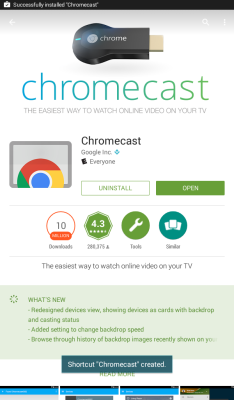 Chromecast app