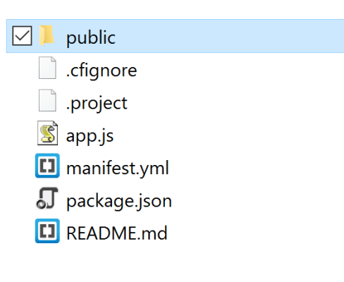 File and folder structure