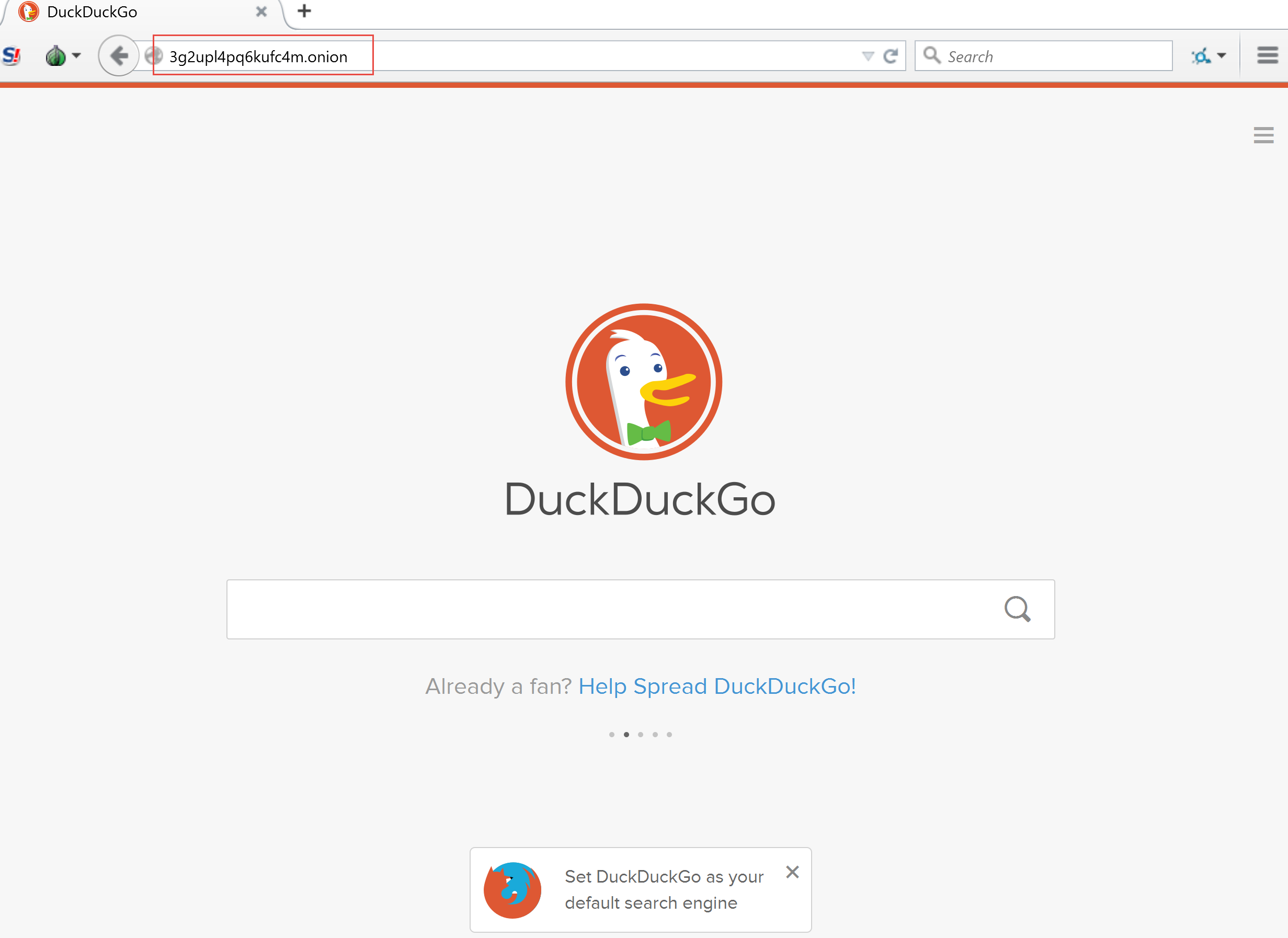 DuckDuckGo search engine