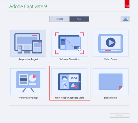 Importing into Captivate 9