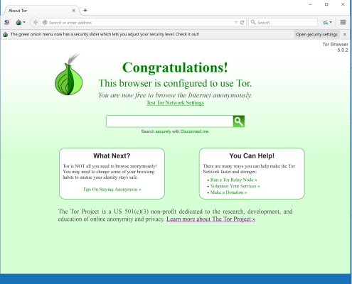 TOR browser