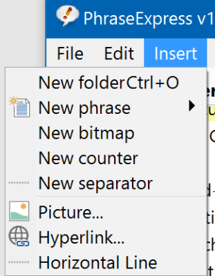 Inserting values into Phrase Expander