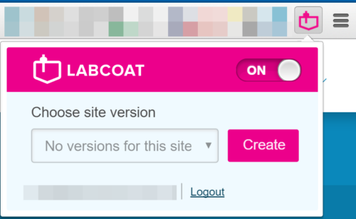 Labcoat extension for Chrome browser