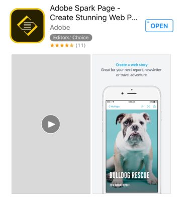 Spark Page iOS app