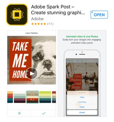 Spark Post iOS app