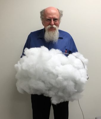 Mark holding the cloud