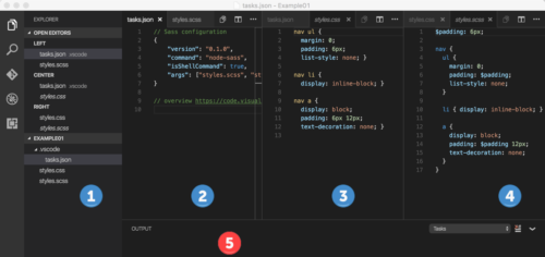 Screen capture of Visual Studio Code editor