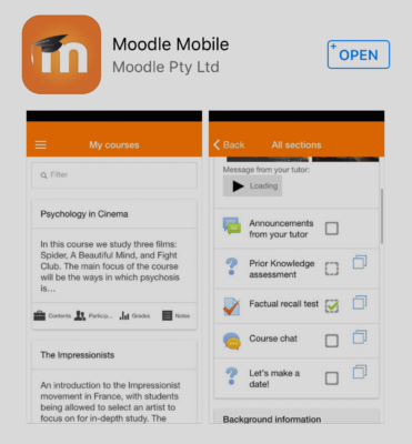 Moodle Mobile app