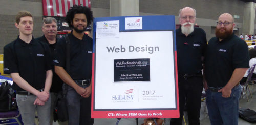 Web Professionals on site team at our national web design contest in Louisville, KY